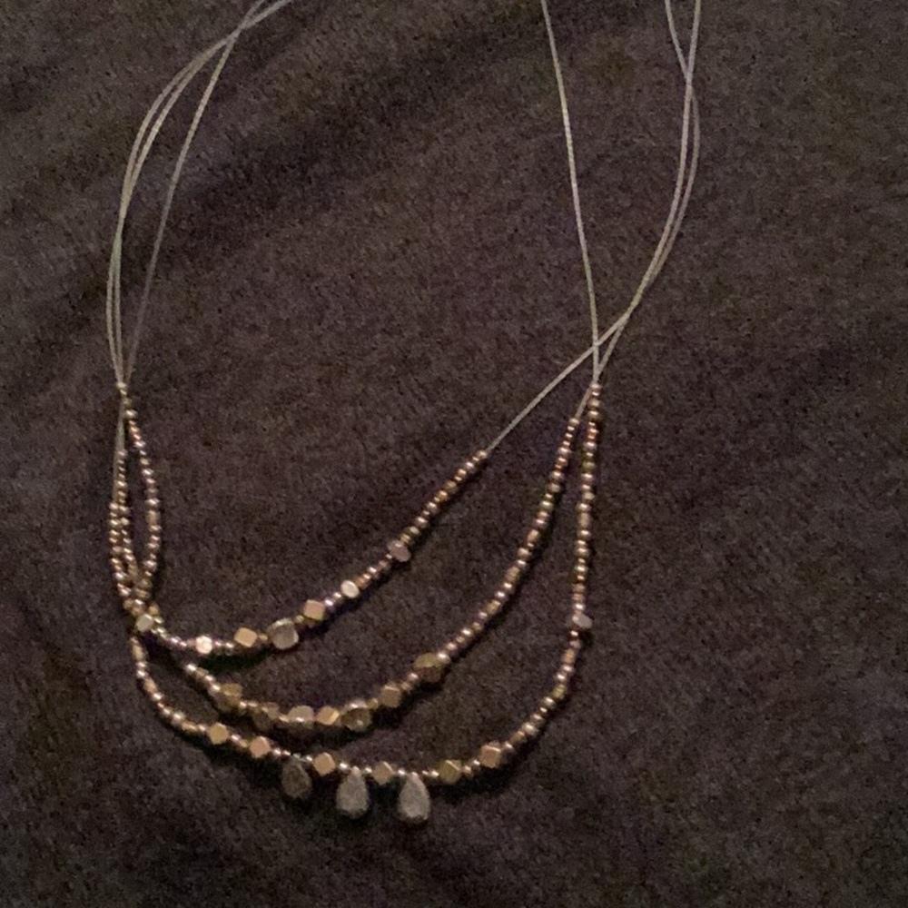 Elegant Gold Beaded Necklace